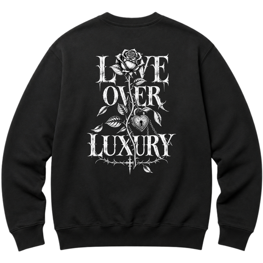 Moletom Crew Essential - Love Over Luxury