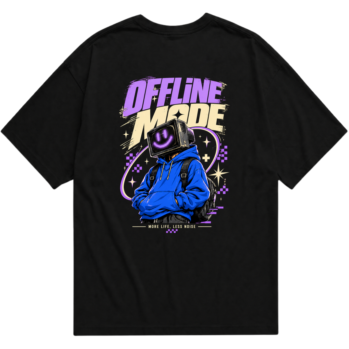 Oversized Essential - Offline Mode (Técnica DTG)