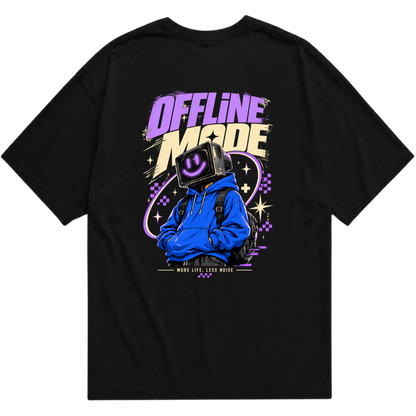 Oversized Essential - Offline Mode (Técnica DTG)