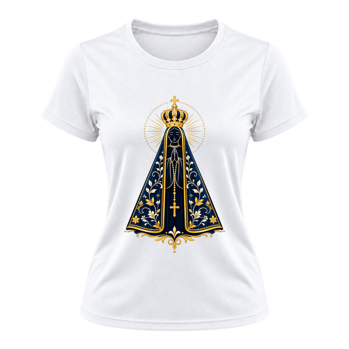 Camiseta Dryfit Feminina Basic - Nossa Senhora Aparecida