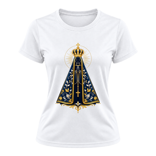 Camiseta Dryfit Feminina Basic - Nossa Senhora Aparecida
