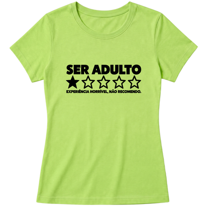 Baby Look Classic - Vida Adulta: Nota 1 (Técnica DFT)
