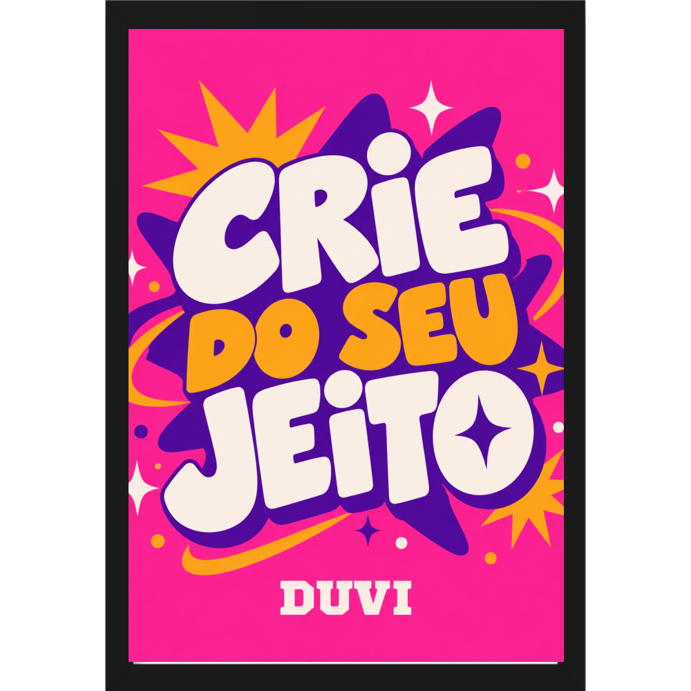 Quadro Tradicional - Crie do seu jeito