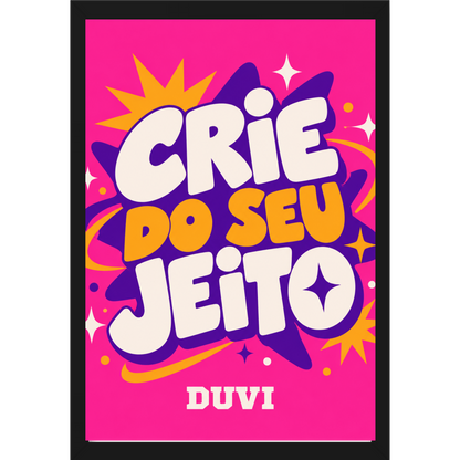 Quadro Tradicional - Crie do seu jeito