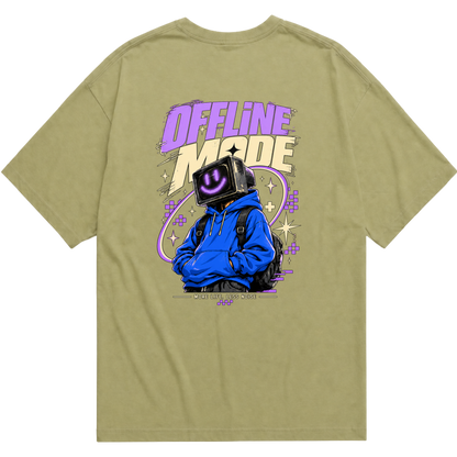 Oversized Essential - Offline Mode (Técnica DTG)