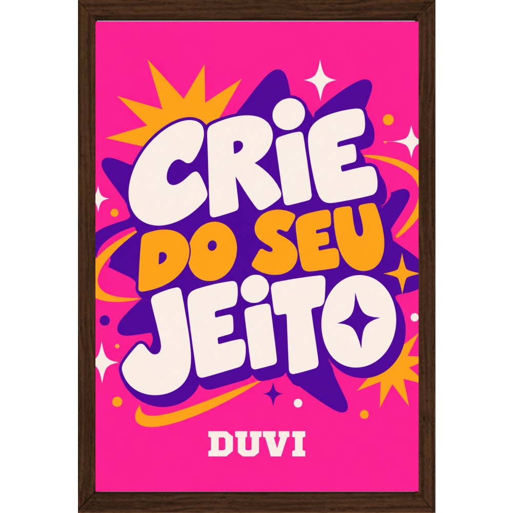 Quadro Tradicional - Crie do seu jeito