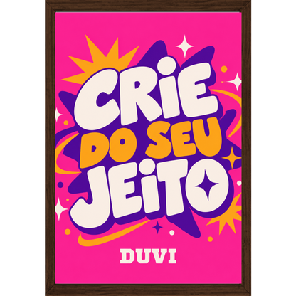 Quadro Tradicional - Crie do seu jeito