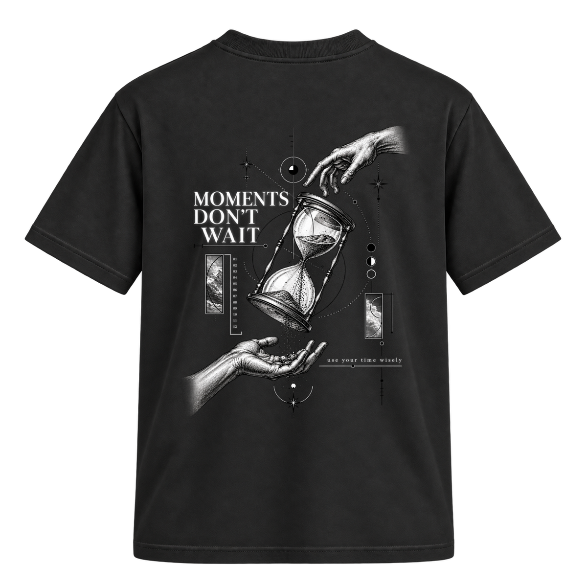 Camiseta Regular Suedine - No Time to Waste