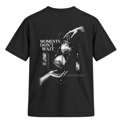 Camiseta Regular Suedine - No Time to Waste