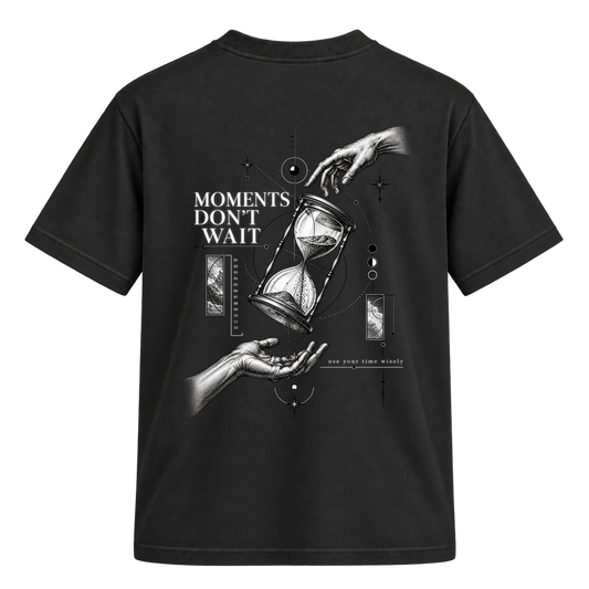 Camiseta Regular Suedine - No Time to Waste