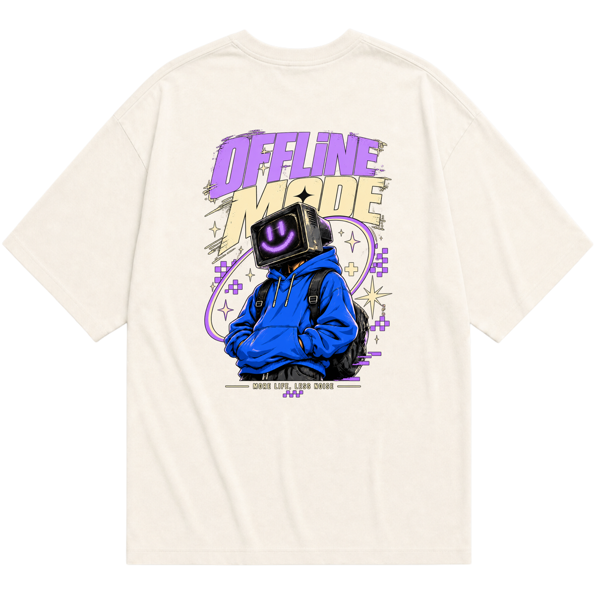 Oversized Essential - Offline Mode (Técnica DTG)