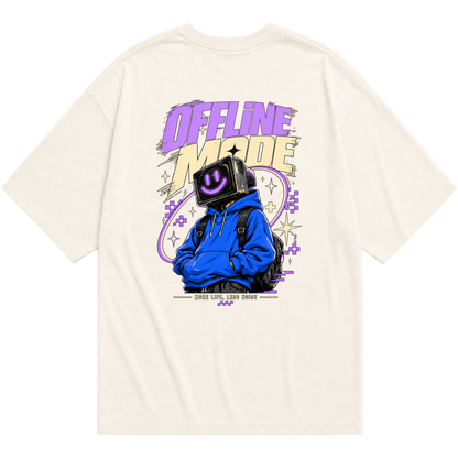 Oversized Essential - Offline Mode (Técnica DTG)