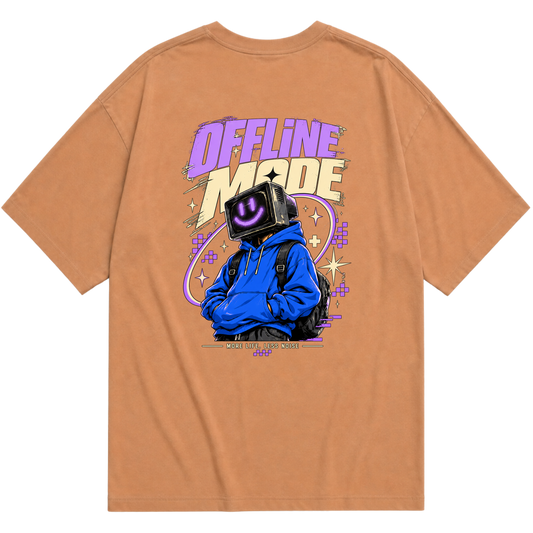 Oversized Essential - Offline Mode (Técnica DTG)
