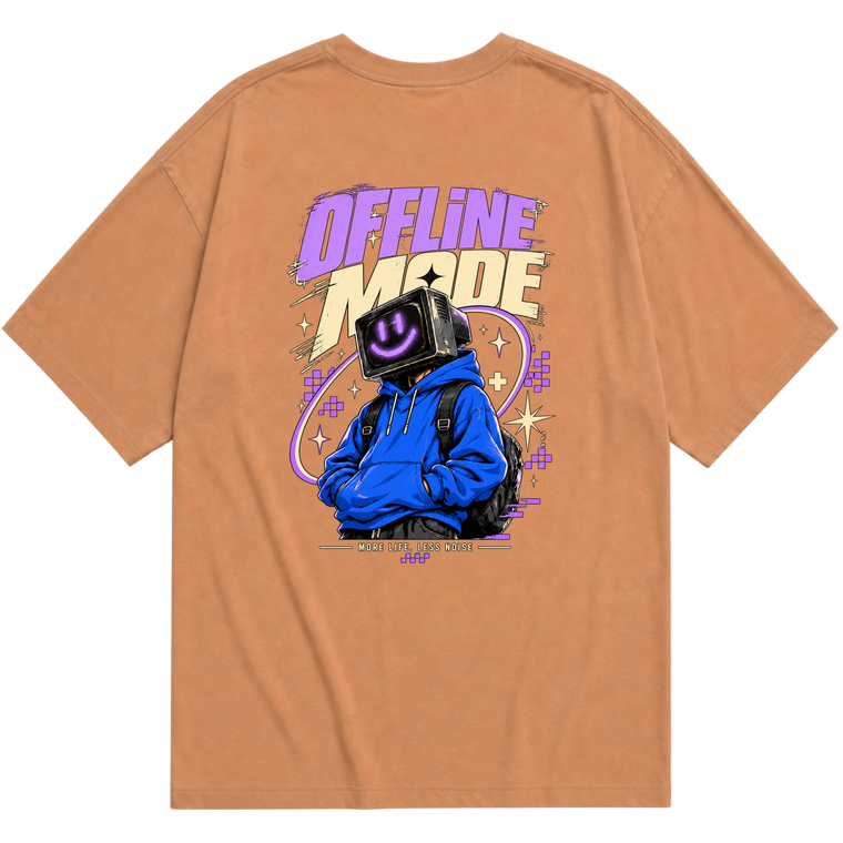 Oversized Essential - Offline Mode (Técnica DTG)