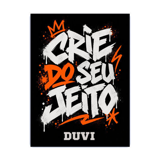 Placa decorativa - Crie do seu jeito