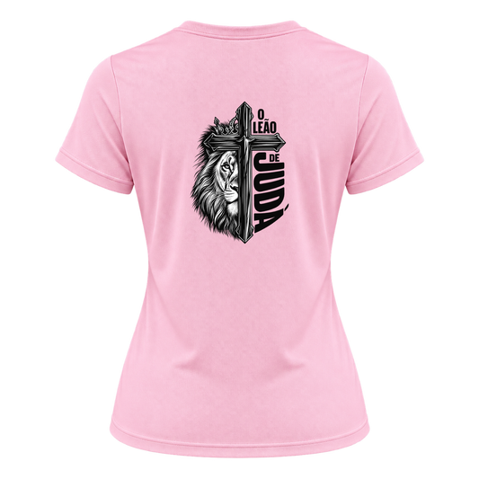 Camiseta Dryfit Feminina Basic - Leão de Judá