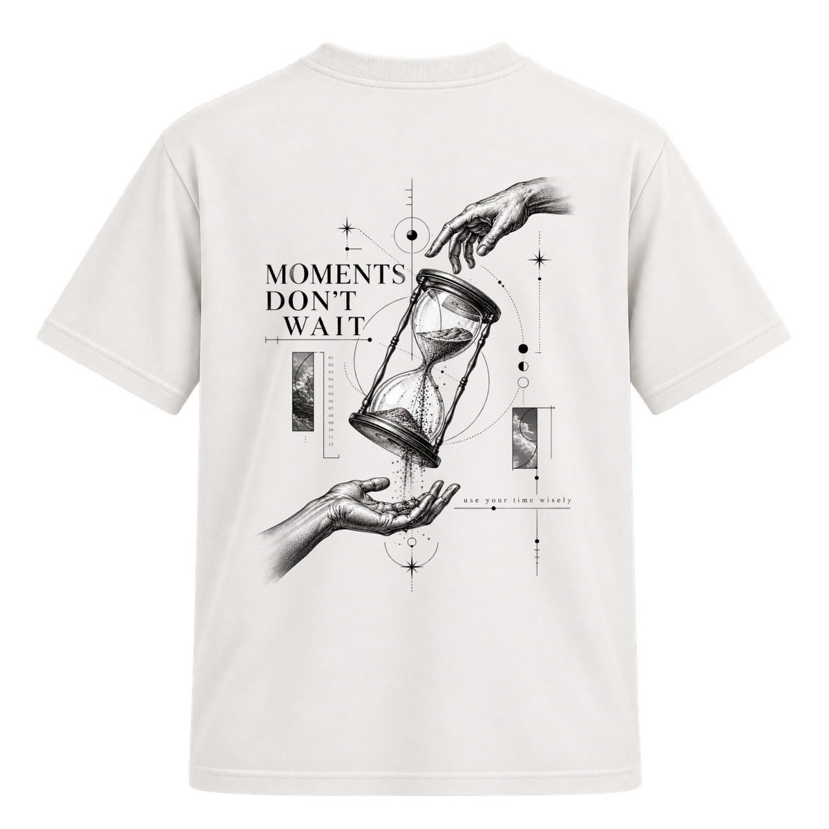 Camiseta Regular Suedine - No Time to Waste