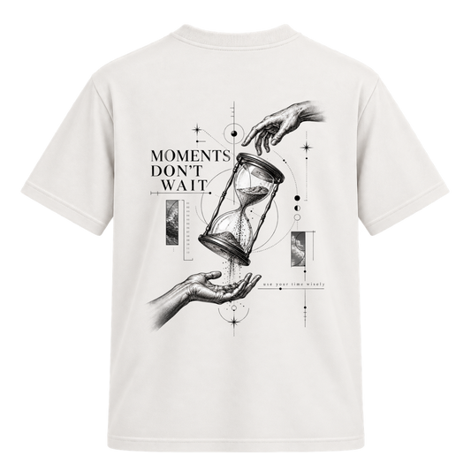 Camiseta Regular Suedine - No Time to Waste