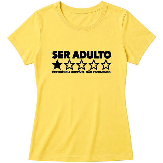 Baby Look Classic - Vida Adulta: Nota 1 (Técnica DFT)