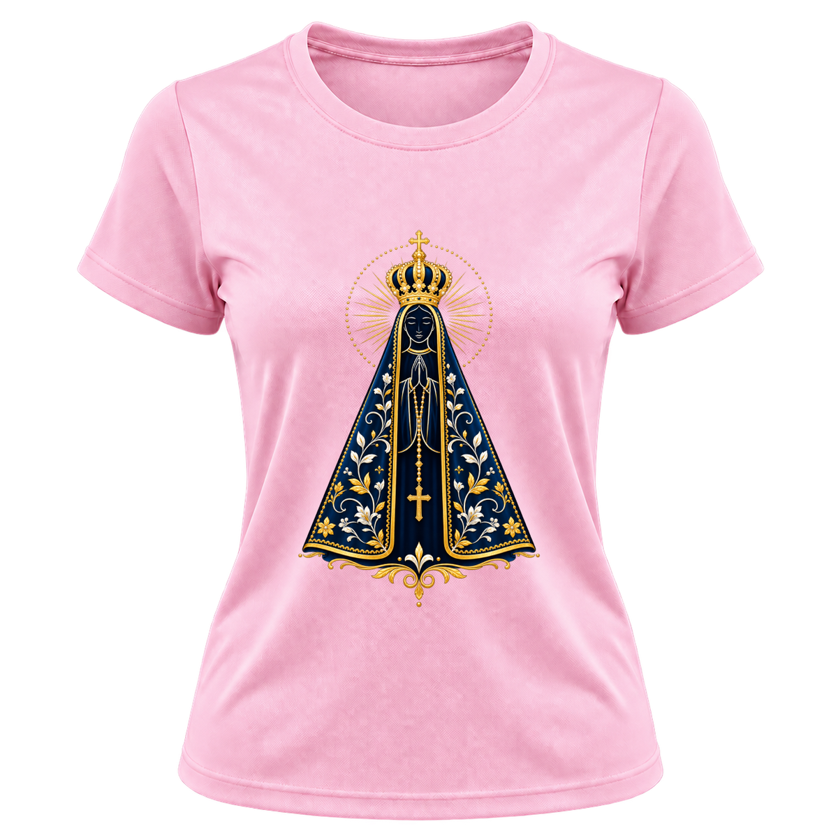 Camiseta Dryfit Feminina Basic - Nossa Senhora Aparecida