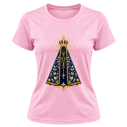Camiseta Dryfit Feminina Basic - Nossa Senhora Aparecida