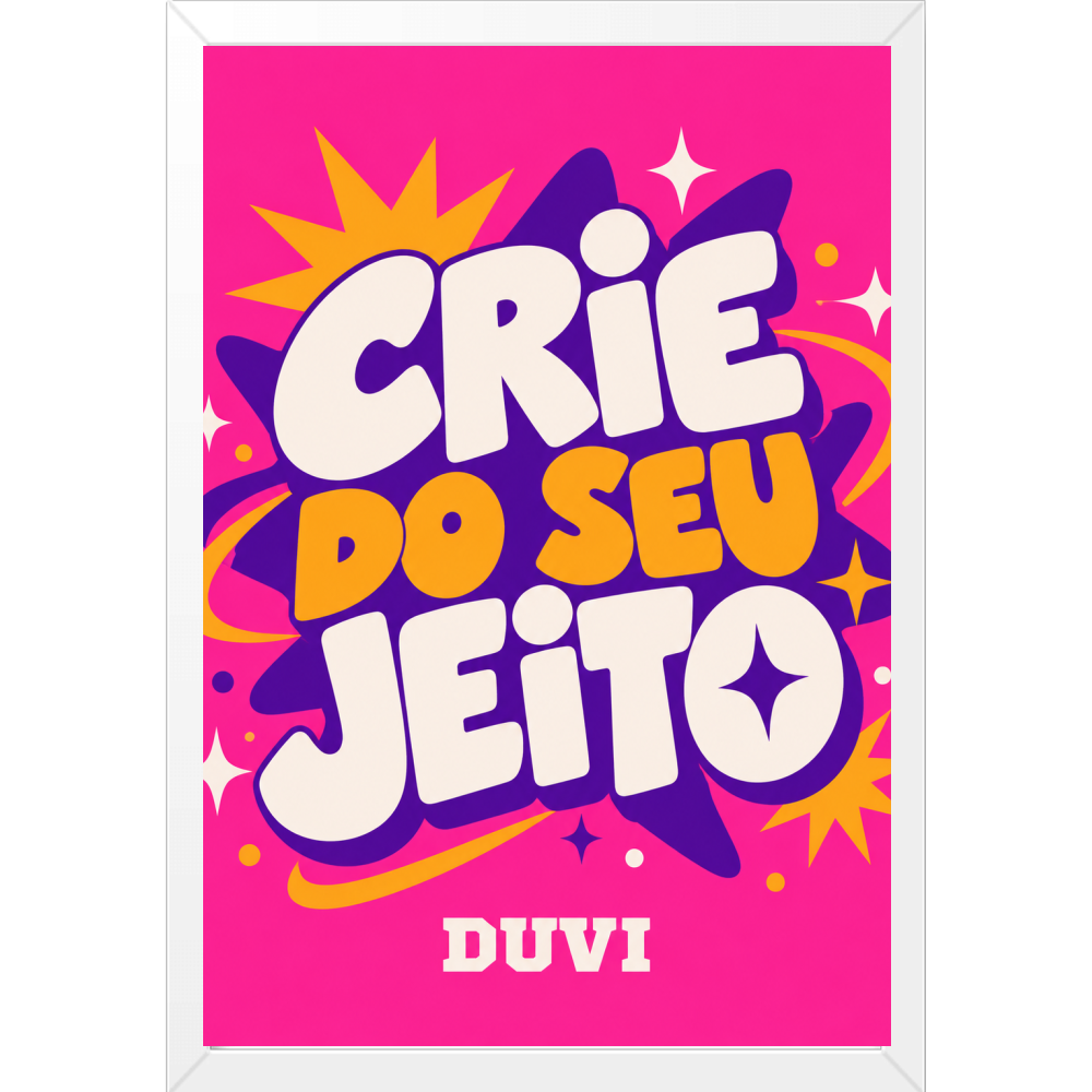 Quadro Tradicional - Crie do seu jeito