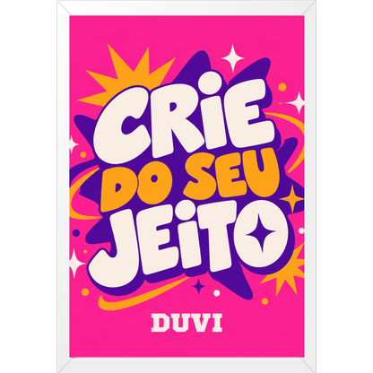 Quadro Tradicional - Crie do seu jeito