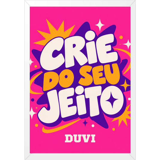 Quadro Tradicional - Crie do seu jeito